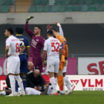 Spavento per l'infortunio di Kean in Verona-Fiorentina